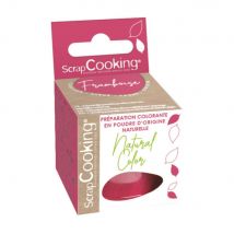 Colorant Alimentaire En Poudre D'Origine Naturelle Scrapcooking - Framboise - 10 G - Scrapcooking