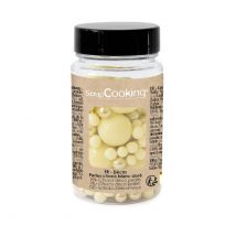Perles En Chocolat Scrapcooking - Blanc Et Doré - 50 G - Scrapcooking