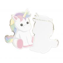 Set De 8 Invitations - Baby Licorne - Tim & Puce Factory