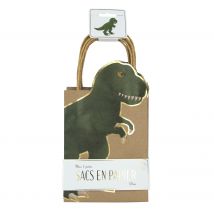 Sac En Papier Dinosaures - X4 - Tim & Puce Factory