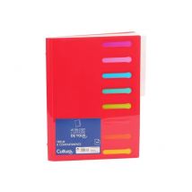 1 Trieur A4 - 8 Compartiments - Polypro - Cultura - Coloris Assortis