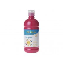 Peinture Acrylique Brillante - Créalia - 500 Ml - Rouge Primaire - Créalia enfants