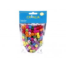 Sachet De Perles « Alphabet » Multicolores En Bois - Créalia - Créalia enfants