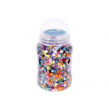 Baril De Perles En Plastique Multicolores - Créalia - Crealia enfants