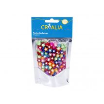 Sachet De Perles « Étoiles » Multicolores En Plastique - Créalia - Créalia enfants