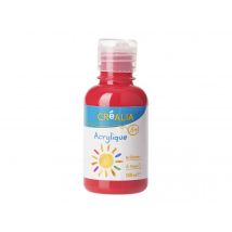 Acrylique - 150ml - Rouge Vermeille - Créalia enfants