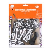 Lot De 4 Squelettes À Suspendre Halloween - Créalia - Crealia enfants