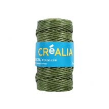 Cordon Coton Ciré 1 Mm X 20 M Créalia - Kaki