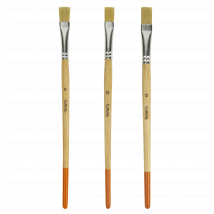 Lot De Brosses Effet Soies De Porc N°8, 10 Et 12 Cultura