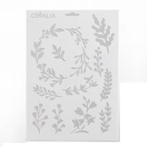 Pochoir A4 - Motifs Feuilles - Créalia