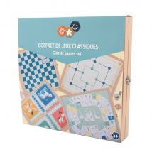 Coffret Multi-jeux Traditionnel En Bois - Cultura