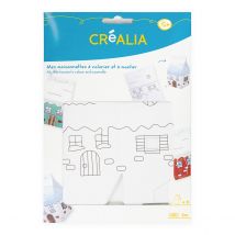 Mes 6 Maisonnettes En Papier À Colorier Et À Monter - Créalia - Créalia enfants