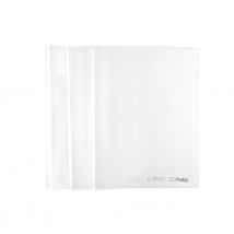 Lot De 3 Protège-cahiers À Rabats - 17 X 22 Cm - Transparent Incolore - Cultura