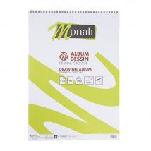 Album Dessin A3 - 30 Feuilles - 120g - Monali