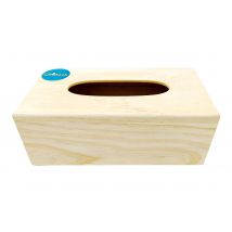 Boite À Mouchoirs Rectangulaire En Bois - Créalia