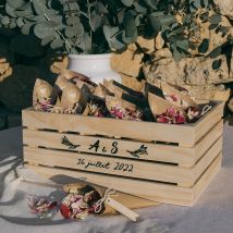 Lot De 10 Étiquettes Flèches En Bois - Créalia