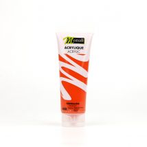Tube De 120 Ml De Peinture Acrylique Monali - Vermillon