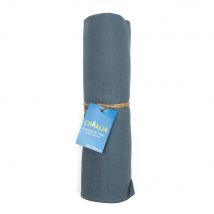Coupon De Tissu En Lin Bleu – 100 X 140 Cm- Créalia
