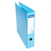 Classeur À Levier A4 - Dos 70 Mm - Carton Et Polypropylène - Bleu Clair - Cultura