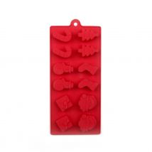 Moule À Chocolats Silicone - 6 Formes - Noël - Créalia