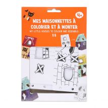 Lot De 6 Maisons Hantées En Papier Halloween - Créalia - Créalia enfants