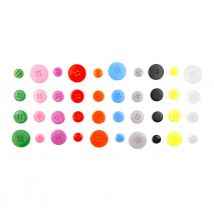 Lot De 80 Boutons Multi Couleurs - Créalia - Créalia enfants