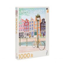 Puzzle 1000 Pièces - Amsterdam Par Caroline Lhôte - Cultura