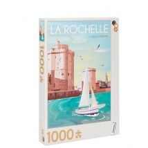Puzzle 1000 Pièces - La Rochelle Par Caroline Lhôte - Cultura