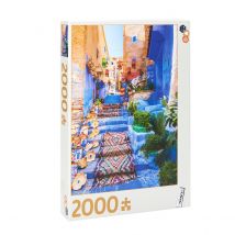 Puzzle 2000 Pièces - Maroc Ruelle Bleue - Cultura