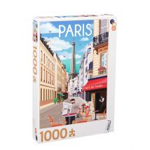 Puzzle 1000 Pièces - Rue De Paris Par Caroline Lhôte - Cultura