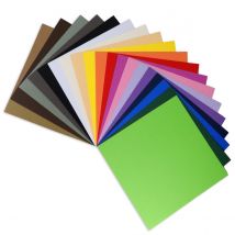 Ramette De 50 Feuilles Unis - Créalia - 30,5 X 30,5 Cm Scrapbooking