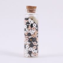 Mini Kit Perles Heishi Et Pampilles - Noir – Créalia