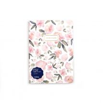 Carnet A5 - Ligne 192 Pages - Floral - Cultura