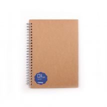 Carnet Spirale A5 - 120 Pages - Kraft - Cultura