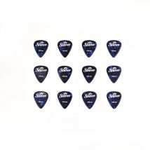 12 Médiators Celluloïd - 0,96mm - Bleu - Shiver