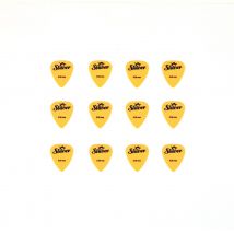 12 Médiators Nylon - 0,58mm - Jaune - Shiver