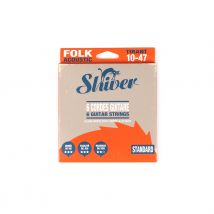 6 Cordes De Guitare Folk Standard - Tirant 10-47 - Shiver