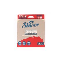 6 Cordes De Guitare Folk Deluxe - Tirant 11-52 - Shiver