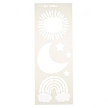 Pochoir Les Astres Des Enfants – 15 X 40 Cm - Créalia