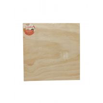 Plaques Carrées Bois X3 - 30 X 30 Cm - Créalia