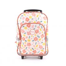 Cartable À Roulettes Cultura - Floral Graphic - 2 Compartiments - Moonbay