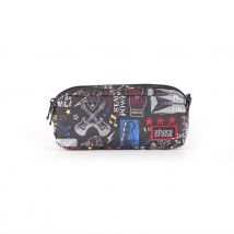 Trousse Rectangulaire 2 Compartiments Cultura - Rock Doodling - Shorebreak