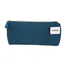 Trousse 1 Compartiment Cultura - Bleu Canard