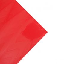Flex Thermocollant Fin - Rouge Finition Velours - 30 X 60 Cm - Créalia