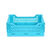 Caissette De Rangement Pliable Xs - 16,6 X 10,5 X 6,4 Cm - Bleu Sarcelle - Cultura