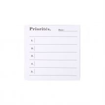 Bloc De Notes Priorités Adhésives - 7,6 X 7,6 Cm - 200 Feuilles - Cultura