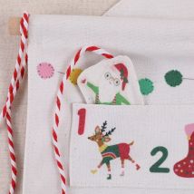 Calendrier De L'Avent En Tissu - Noël Enfant - Créalia - Créalia enfants