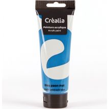 Peinture Acrylique Créalia - 120 Ml - Bleu Paon Mat
