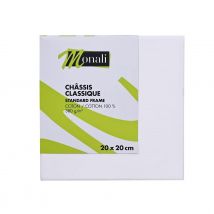 Châssis - Toile Classique 100% Coton Monali - 20 X 20 Cm