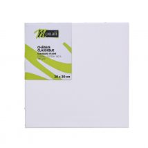 Châssis - Toile Classique 100% Coton Monali - 30 X 30 Cm